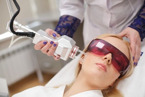 To rejuvenate the face laser