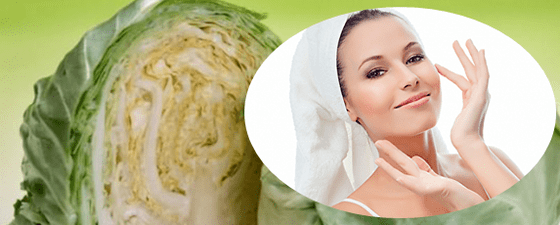 With cabbage to pull the skin